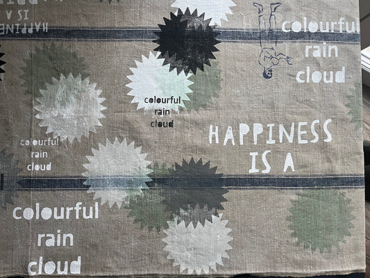 Tischdecke schwarz weiß grau