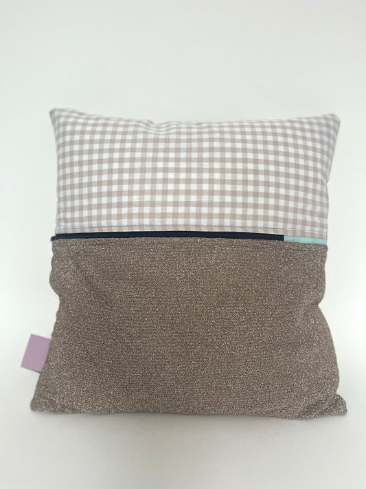 Leinenkissen „Boxer“ · handgefertigtes Unikat