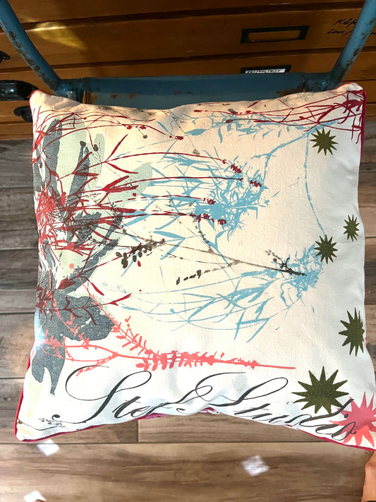Werkstatt. Kissen „Pflanzensturm“ – 40 × 40 cm