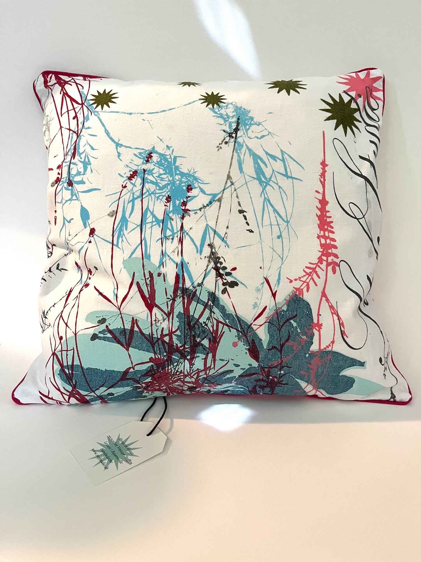 Kissen „Pflanzensturm“ – 40 × 40 cm