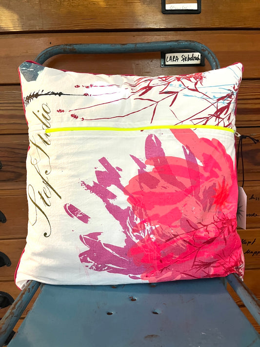 Kissen „Pflanzensturm“ – 40 × 40 cm