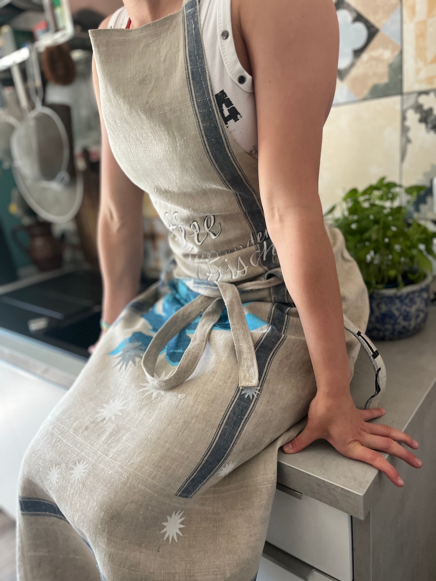 Schürze Tanzen und Kochen