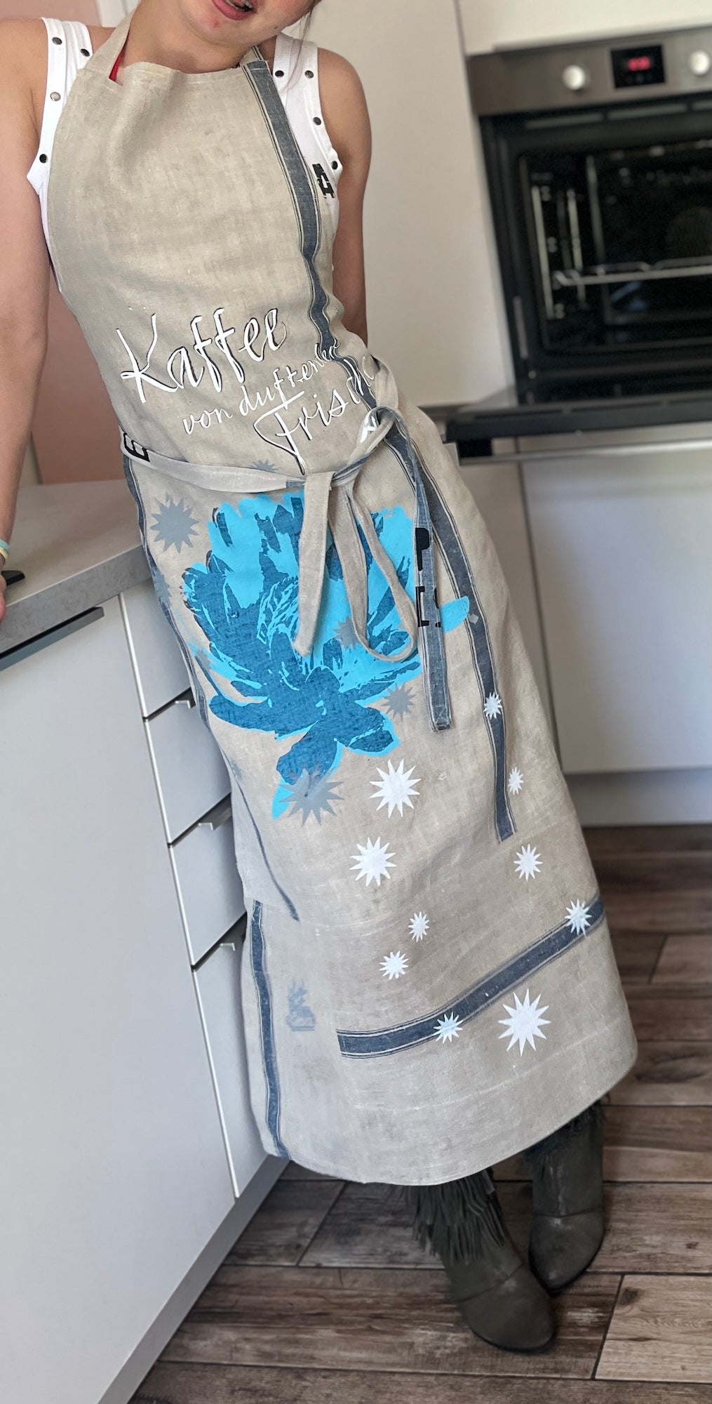 Schürze Tanzen und Kochen
