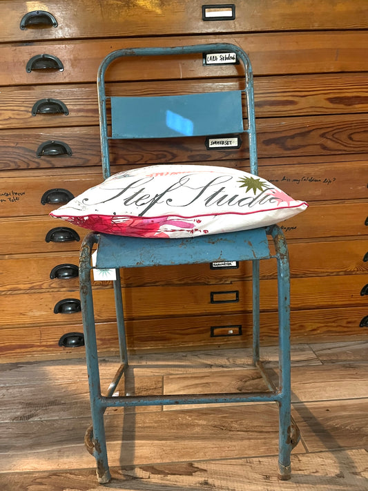 Stuhl Objet Trouvé Blue mit Sitzkissen